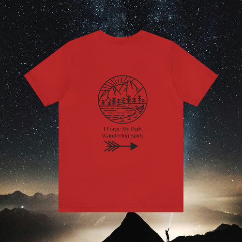 Wandering Spirit - Mountain - Unisex Jersey Slim Tee