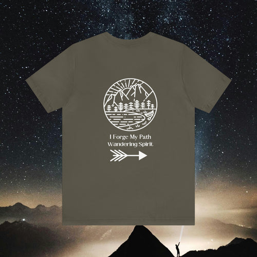 Wandering Spirit - Mountain - Unisex Jersey Slim Tee