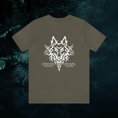 Conquer Your World - Lone Wolf - Unisex Jersey Slim Tee