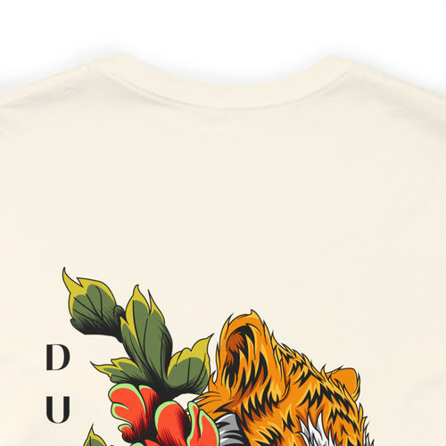 Dual Nature - Tiger Bloom - Unisex Jersey Slim Tee