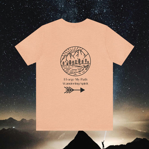 Wandering Spirit - Mountain - Unisex Jersey Slim Tee