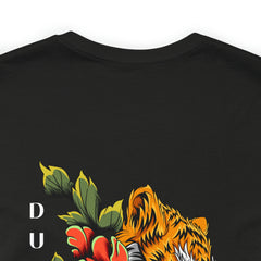 Dual Nature - Tiger Bloom - Unisex Jersey Slim Tee