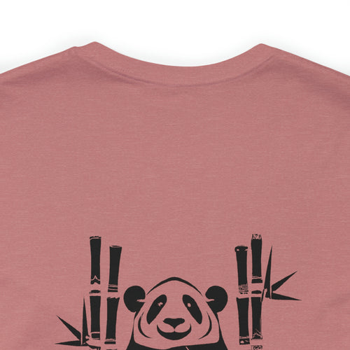 Bear No Regrets - Panda - Unisex Jersey Slim Tee