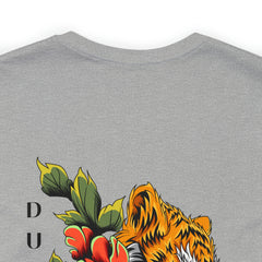 Dual Nature - Tiger Bloom - Unisex Jersey Slim Tee