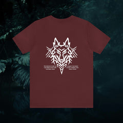 Conquer Your World - Lone Wolf - Unisex Jersey Slim Tee