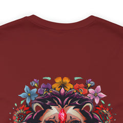 Stop And Smell The Flowers - Lion - Unisex Jersey Slim Tee