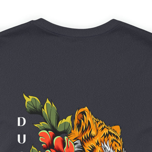 Dual Nature - Tiger Bloom - Unisex Jersey Slim Tee