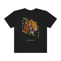 Dual Nature - Tiger Bloom - Unisex Streetwear Tee