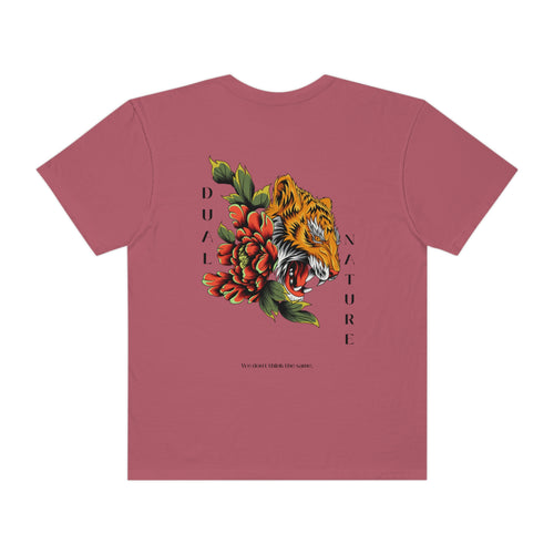 Dual Nature - Tiger Bloom - Unisex Streetwear Tee