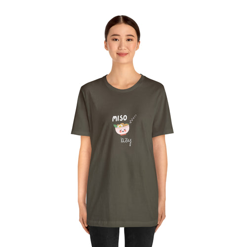 Miso Lazy - Unisex Jersey Slim Tee