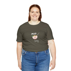 Miso Lazy - Unisex Jersey Slim Tee