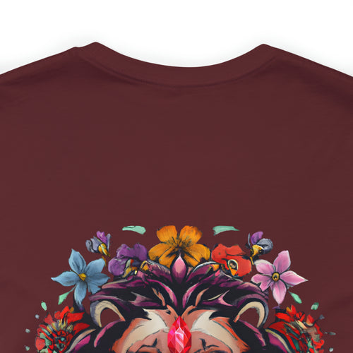 Stop And Smell The Flowers - Lion - Unisex Jersey Slim Tee