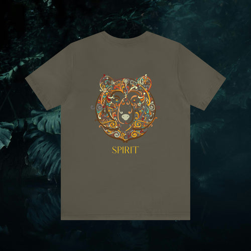 Spirit - Bear - Unisex Jersey Slim Tee