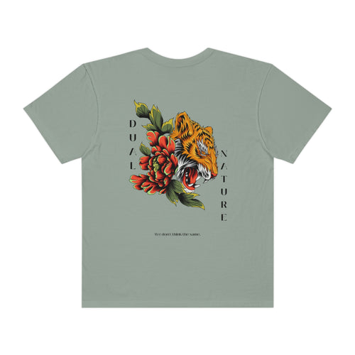 Dual Nature - Tiger Bloom - Unisex Streetwear Tee