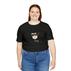 Miso Lazy - Unisex Jersey Slim Tee