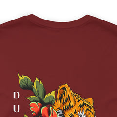 Dual Nature - Tiger Bloom - Unisex Jersey Slim Tee