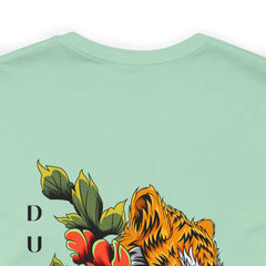 Dual Nature - Tiger Bloom - Unisex Jersey Slim Tee