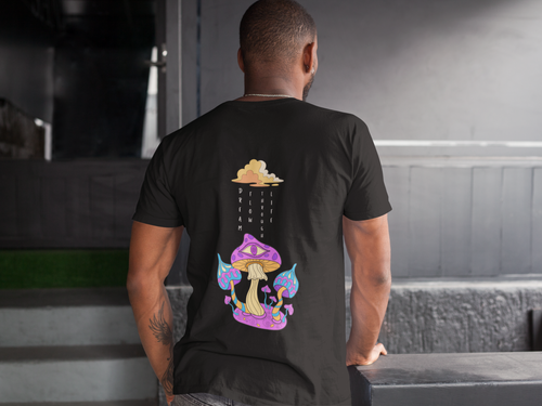 Flow - Psychedelic Mushroom - Unisex Streetwear Tee