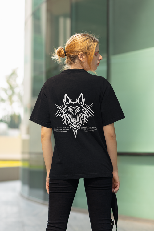 Conquer Your World - Lone Wolf - Unisex Streetwear Tee